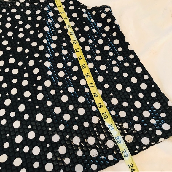 Vintage Black/White Polka Dot Top 60’s Style - Picture 8 of 8